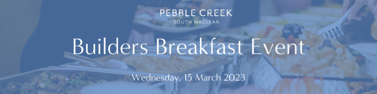 Pebble Creek Builders Breakfast